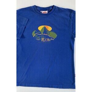 Medium Machu Picchu Hand Printed Double-Sided T-Shirt
